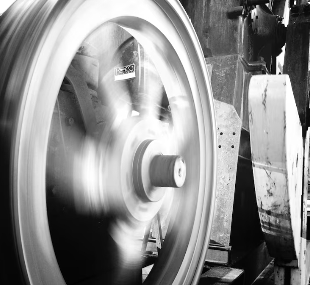 Rotary forged wheels
