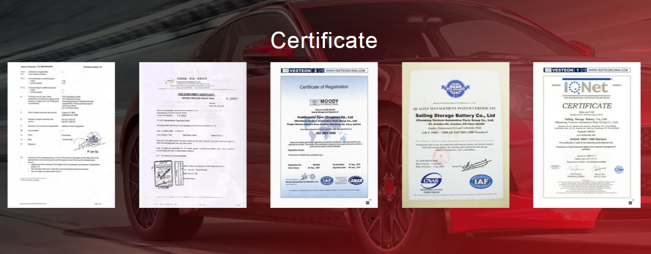 What You Don’t Know About Steel Wheel White Coating Performance插图 Vesteon’s certification