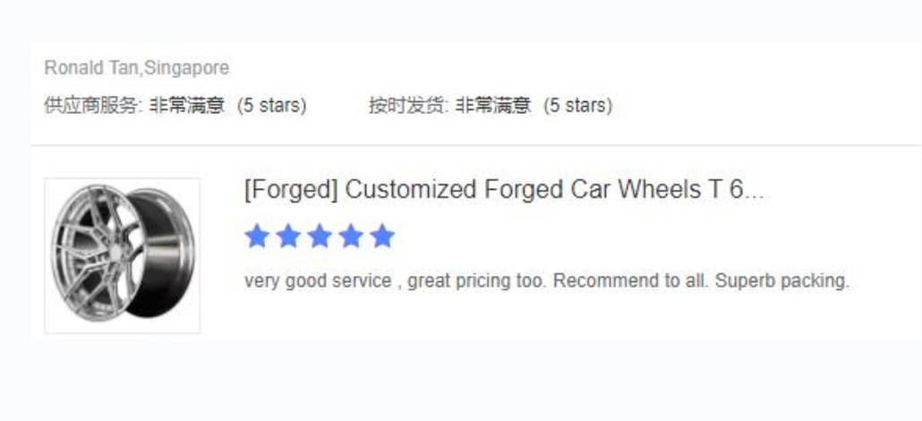 buyer from Singapore comment